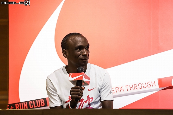 當今最接近極限紀錄的馬拉松跑者訪台 Eliud Kipchoge臺北之旅記者會