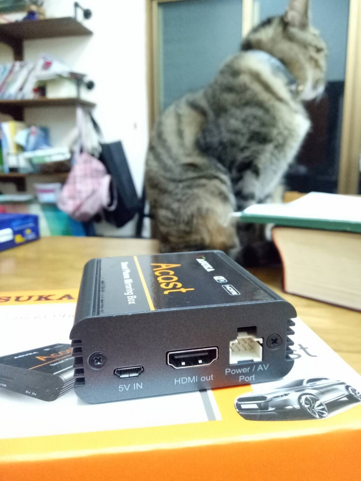 ASUKA 飛鳥 家用、車用皆可 Acast WIFI無線手機鏡像投影盒 開箱