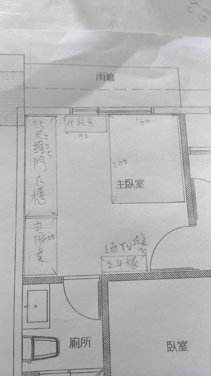 主臥配置圖請教