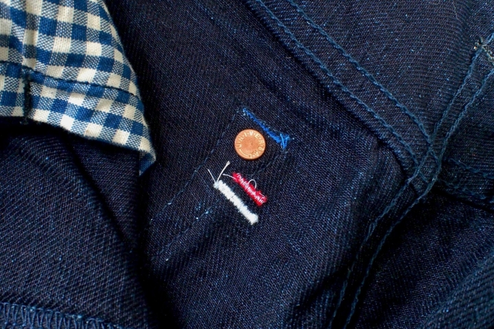 【開箱】 TANUKI-IDS1 INDIGO X INDIGO 15OZ SLIM