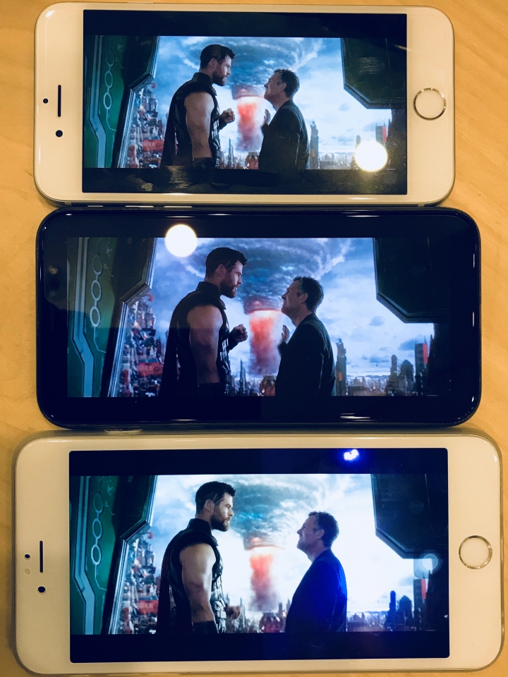 iPhone X 5.8吋比iPhone 8 Plus 5.5吋小