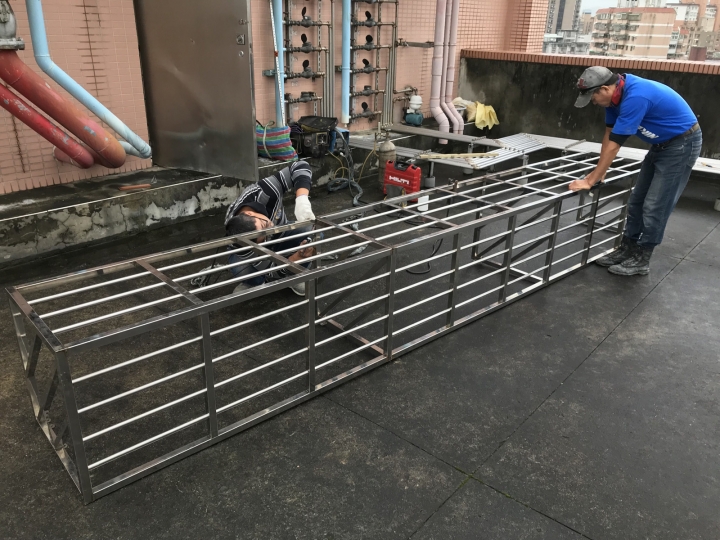 冷氣安裝避免危險施工 - 冷氣籃施工分享