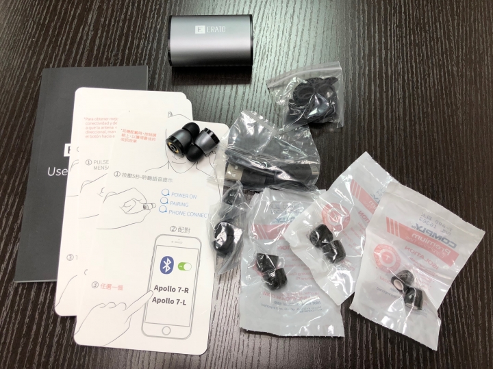 運動用藍牙耳機Erato Apollo 7開箱