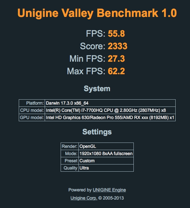 Akitio Node Pro + AMD VEGA 64 外接顯示卡測試