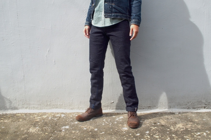 【開箱】 TANUKI-IDS1 INDIGO X INDIGO 15OZ SLIM