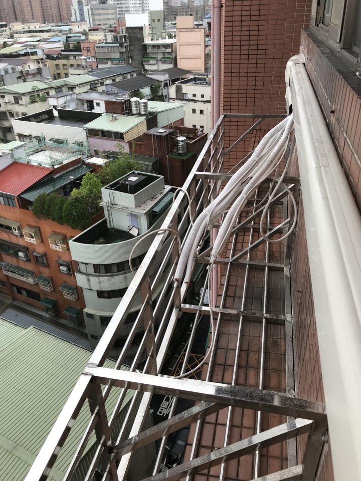 冷氣安裝避免危險施工 - 冷氣籃施工分享