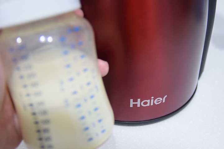 開箱 生活小幫手 Haier保溫快煮壺 煮水保溫一次搞定 泡奶好方便