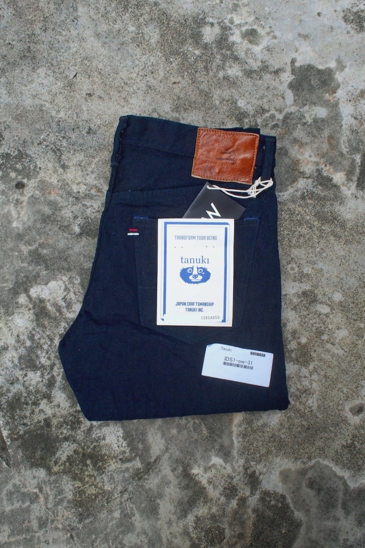 【開箱】 TANUKI-IDS1 INDIGO X INDIGO 15OZ SLIM
