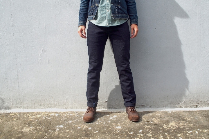 【開箱】 TANUKI-IDS1 INDIGO X INDIGO 15OZ SLIM