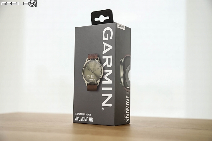 優雅的指針智慧型腕錶 Garmin vívomoveHR 科技新寵開箱