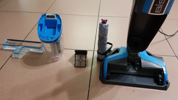 美國 Bissell Crosswave 三合一吸塵洗地機開箱
