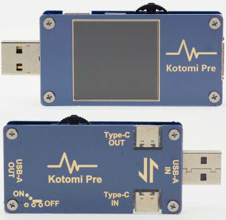 具備電腦連線PD監聽的Kotomi Premium USB電壓電流表