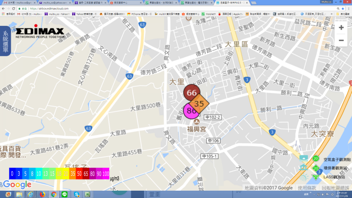 空氣品質,圖 4/10 選舉到了 台中空氣變好了!!