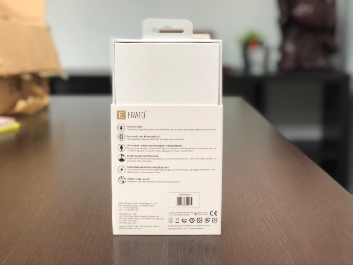 運動用藍牙耳機Erato Apollo 7開箱
