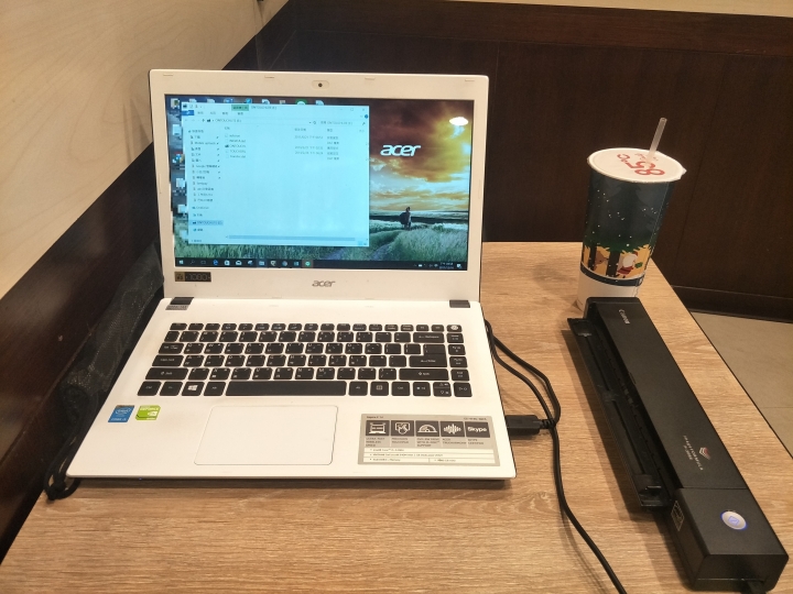 隨身掃描機Canon p208II 開箱
