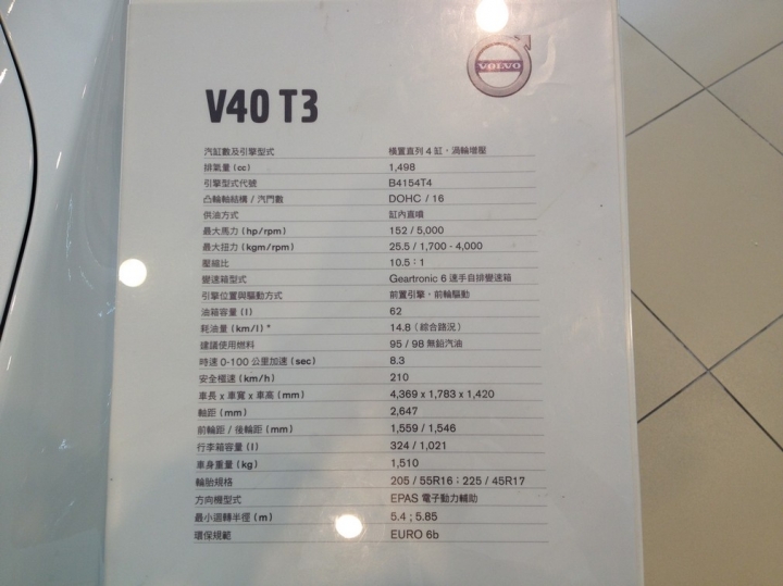 VOLVO安全不分等級試駕活動心得---V40T3試駕心得與建議