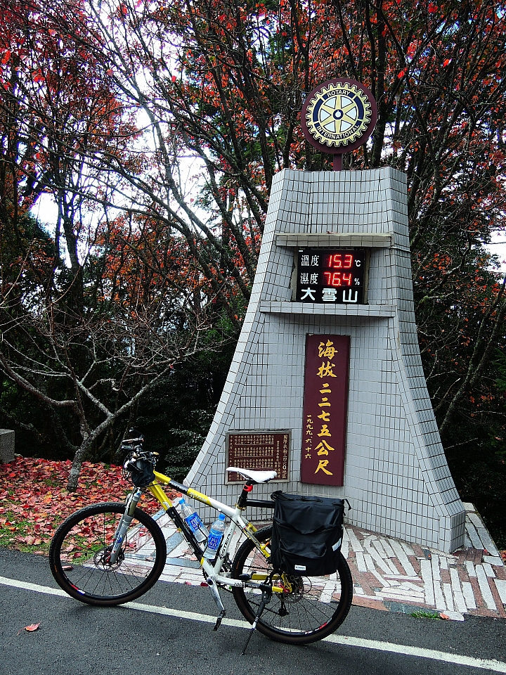 2016 單車環島日誌 Day-6 2016/12/23 台中-大雪山-台中