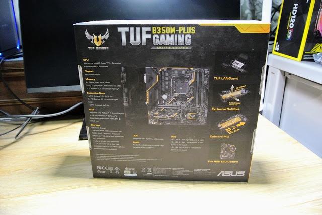 ASUS TUF B350M-PLUS GAMING 軍規主機板 UNIKO開箱測試