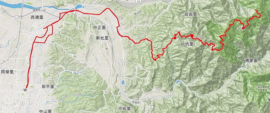 2016 單車環島日誌 Day-6 2016/12/23 台中-大雪山-台中