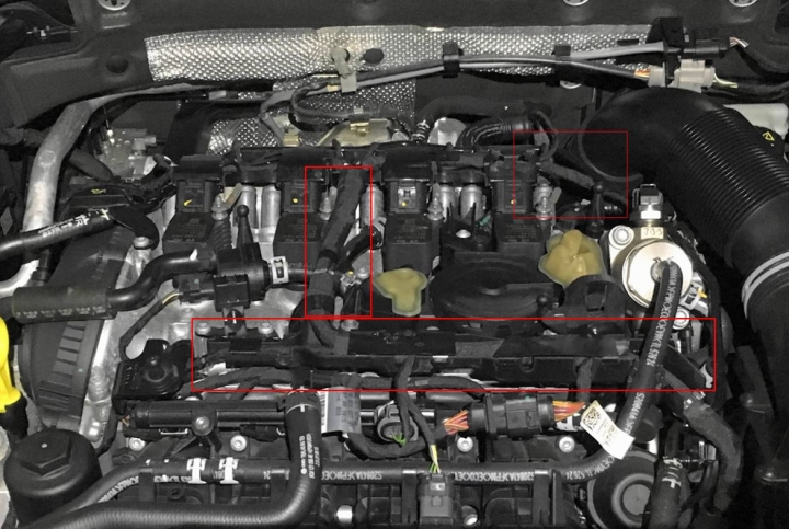 Golf R 一萬公里燃燒室積碳與火星塞燃燒狀況檢查