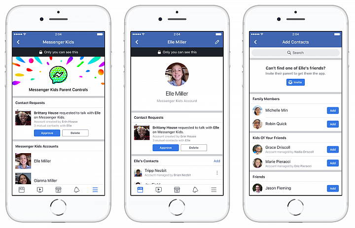 想聊先過爸媽這關!Facebook推6到12歲兒童專用的Messenger