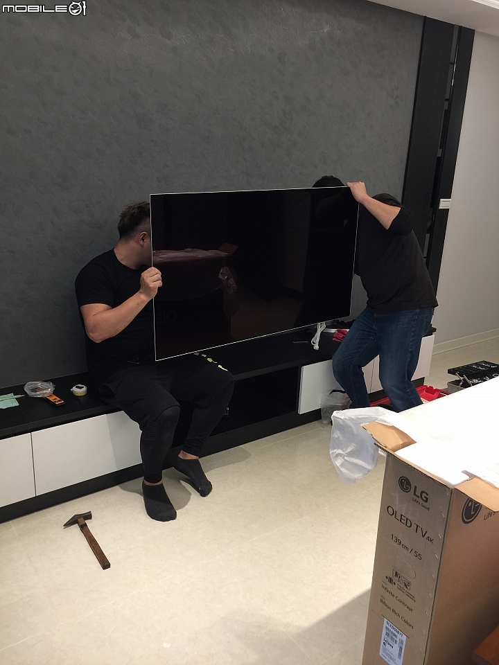 我家也有OLED了!LG OLED55B7T報到!
