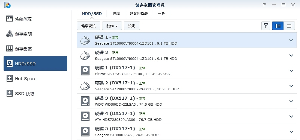 Synology DS718+ 搭配 DX517 發生【儲存空間毁損】