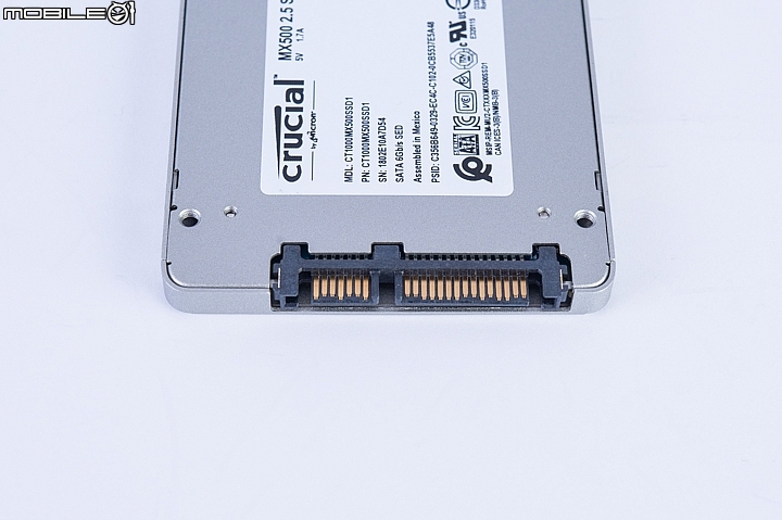 64-Layer 3D NAND顆粒導入 Crucial MX500 1TB SSD實測