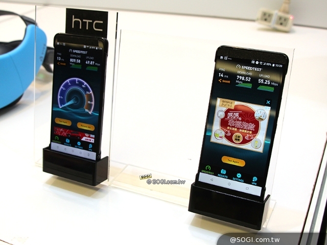 HTC下一代新手機亮相 LAA下載速度飆破800Mbps