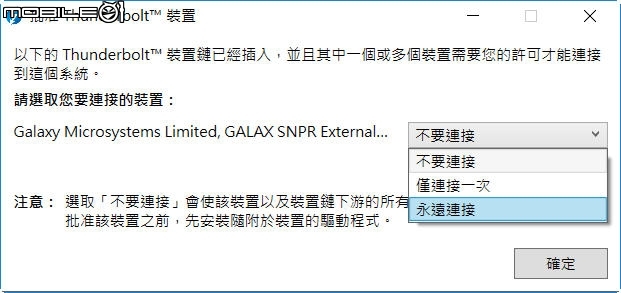筆電內顯救星GALAX SNPR TB3 BOX