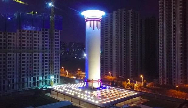 可以連署讓臺中智慧營運中心同時具有空氣清淨塔功能嗎?