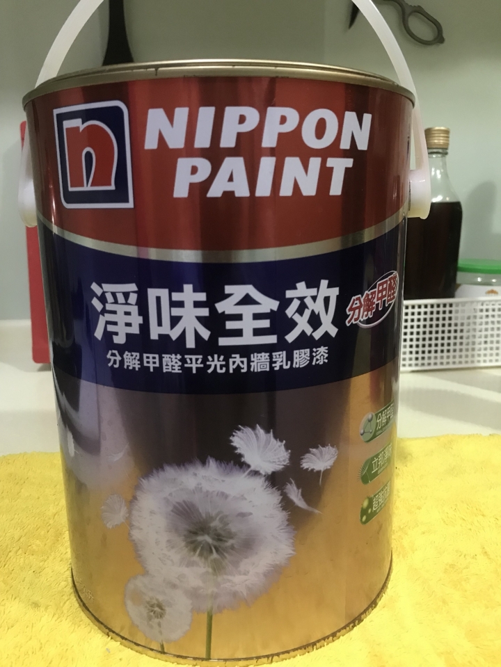 得利乳膠漆覆蓋能力測試-《得利健康居抗甲醛乳膠漆》使用心得