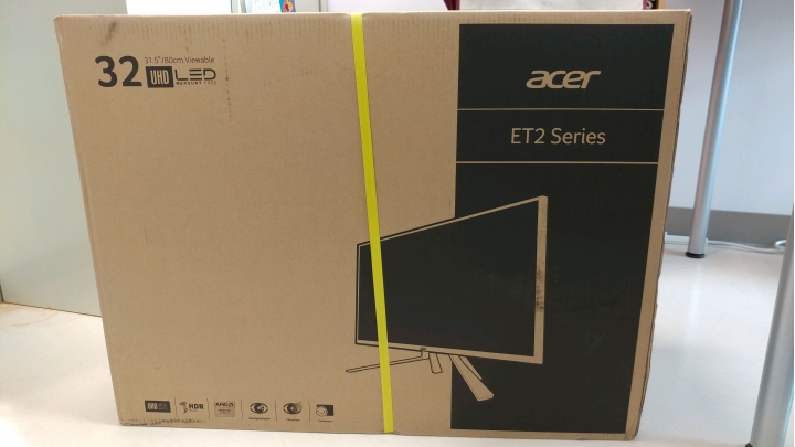 ACER 4K2K 32吋-ET322QK簡單開箱(補上HDR效果)