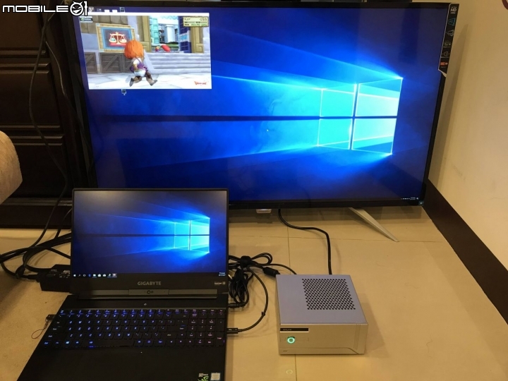 筆電內顯救星GALAX SNPR TB3 BOX