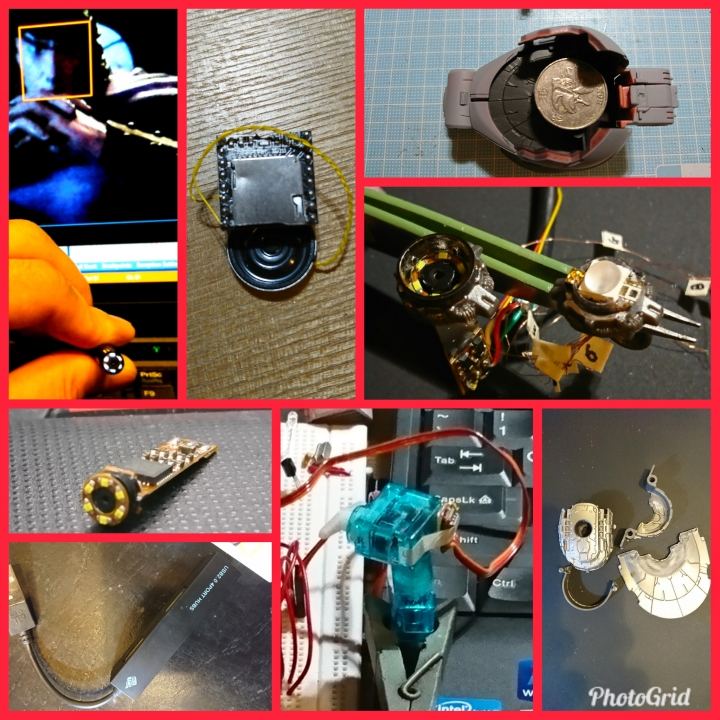 渣古頭玩具加鏡頭發光發聲遙控及面部辨識Pan/Tilt自動追蹤