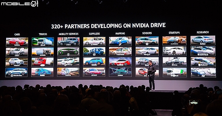 打造全方面AI自動駕駛系統 NVIDIA DRIVE Xavier最強自駕車用處理器CES登場