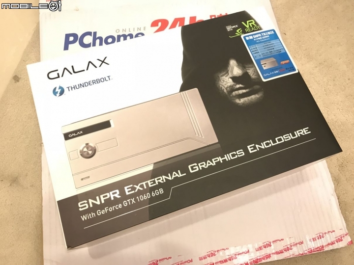 筆電內顯救星GALAX SNPR TB3 BOX
