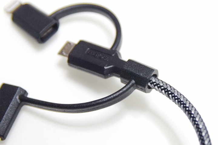 開箱 體驗 充電三叉戟 Lightning/Micro/Type-C 三合一 NyloTough 超強編織耐彎折 快速充電線