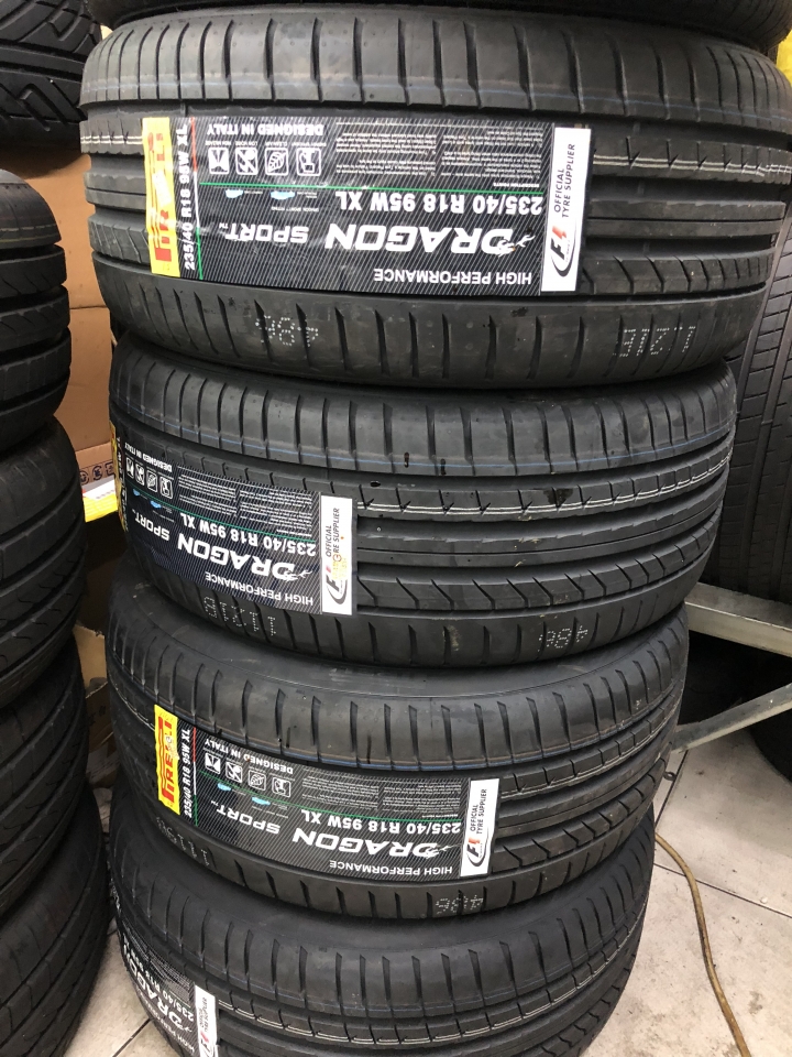 換上Pirelli Dragon Sport (Focus MK3 ST,235/40/18) (圖多慎入)