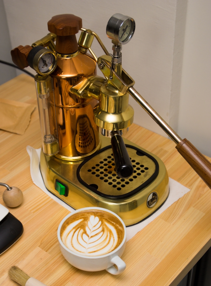 NAKED ESPRESSO GEAR Piston pressure kit & IMS shower screen, double basket for Pre-M la pavoni