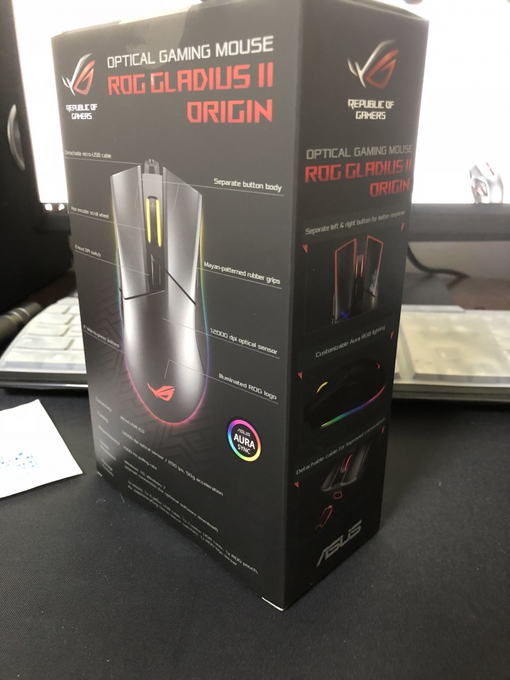 ROG Gladius II ORIGIN改KAILH 凱華靜音微動開關