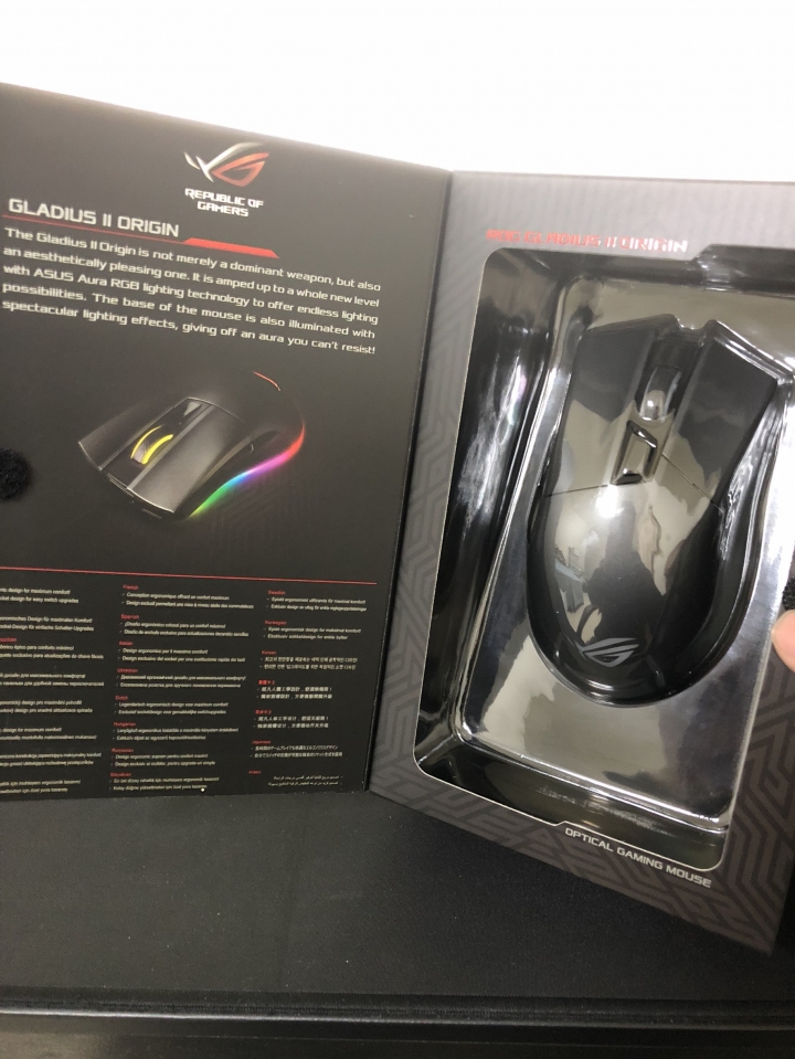 ROG Gladius II ORIGIN改KAILH 凱華靜音微動開關