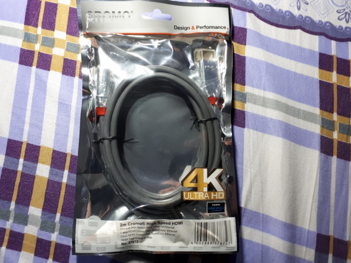 林帝 LINDY-HDMI 2.0 No.37872 (Type-A) 公 to 公傳輸線開箱心得