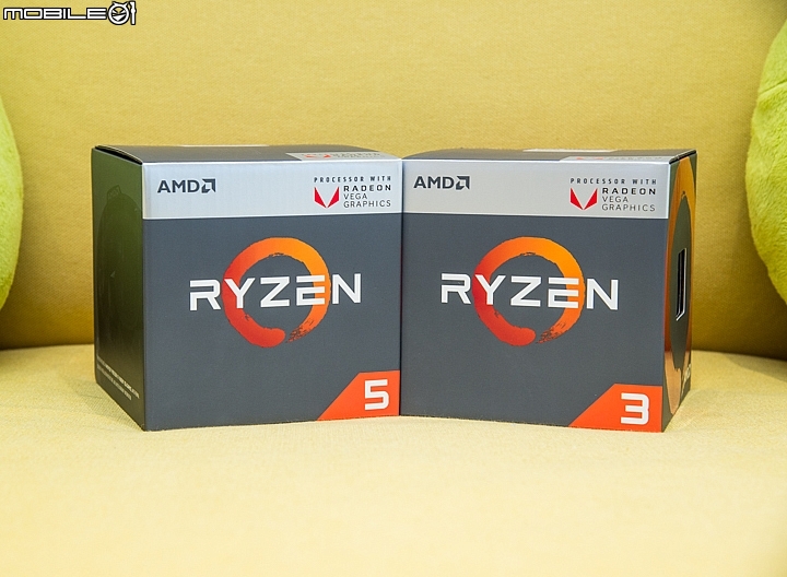 最強內顯來啦!AMD Ryzen 5 2400G & Ryzen 3 2200G APU開箱