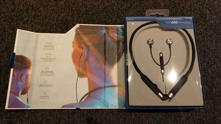【開箱】帥氣 RHA藍芽耳機 MA650 Wireless