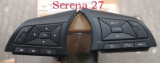 Nissan 2017 serena C27 更換方向盤按鍵