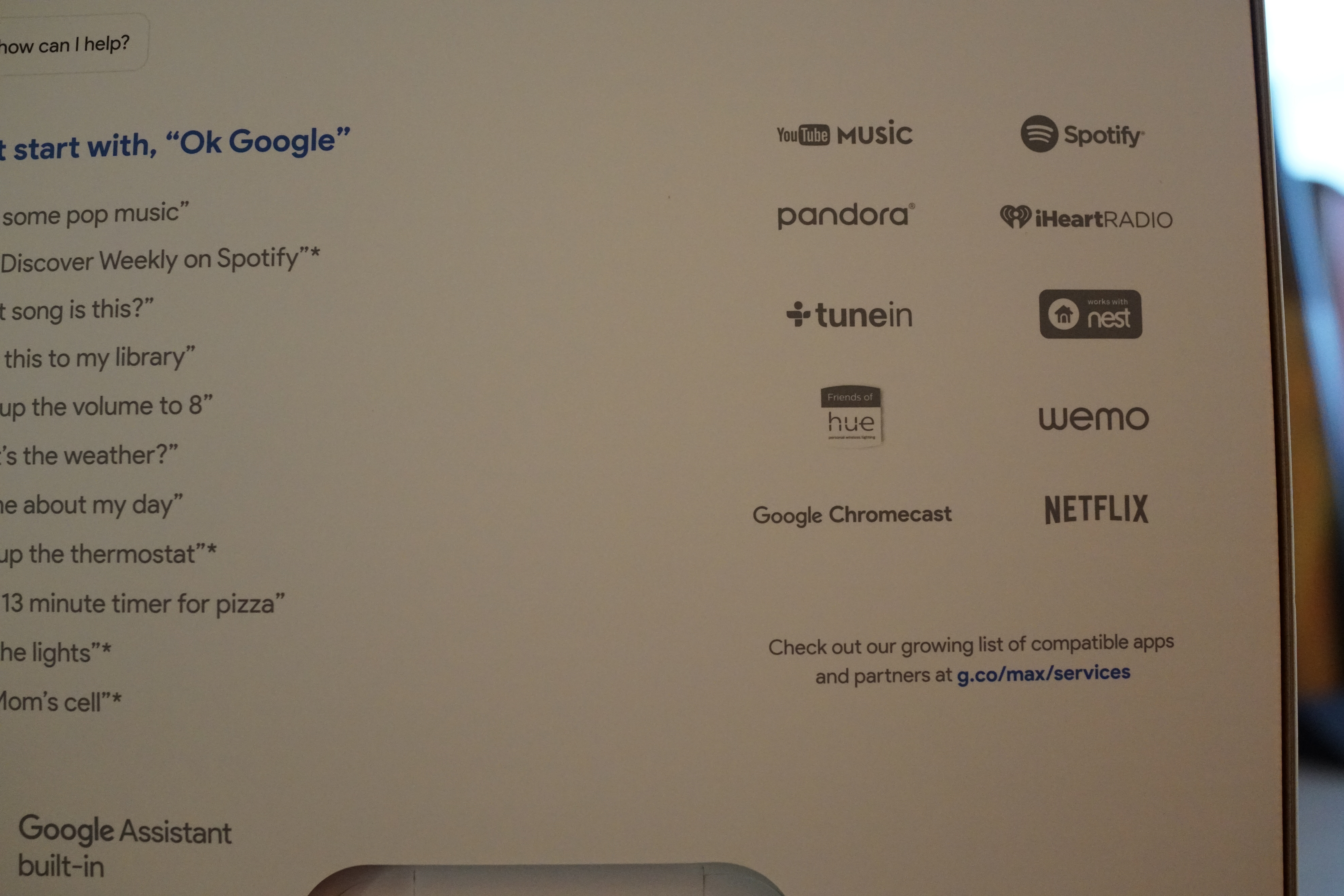 智慧喇叭語音助理Google Home Max 小玩心得