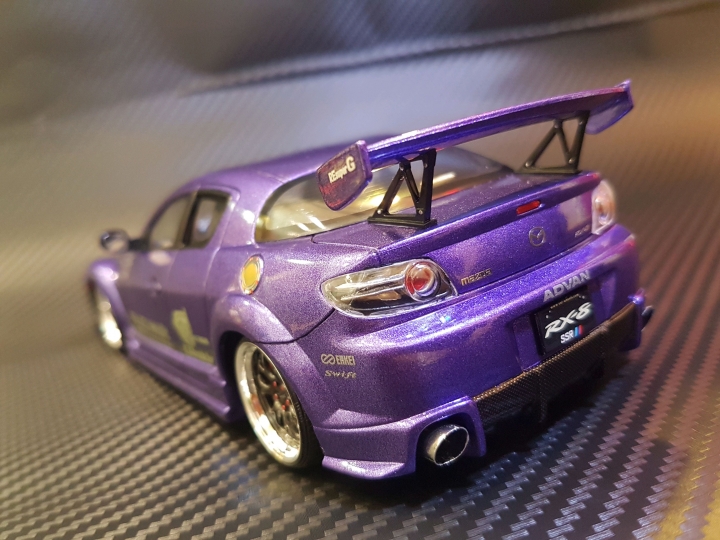 FUJIMI 富士美 AMEMIYA u RX-8 ENKEI by GReddy 1/24