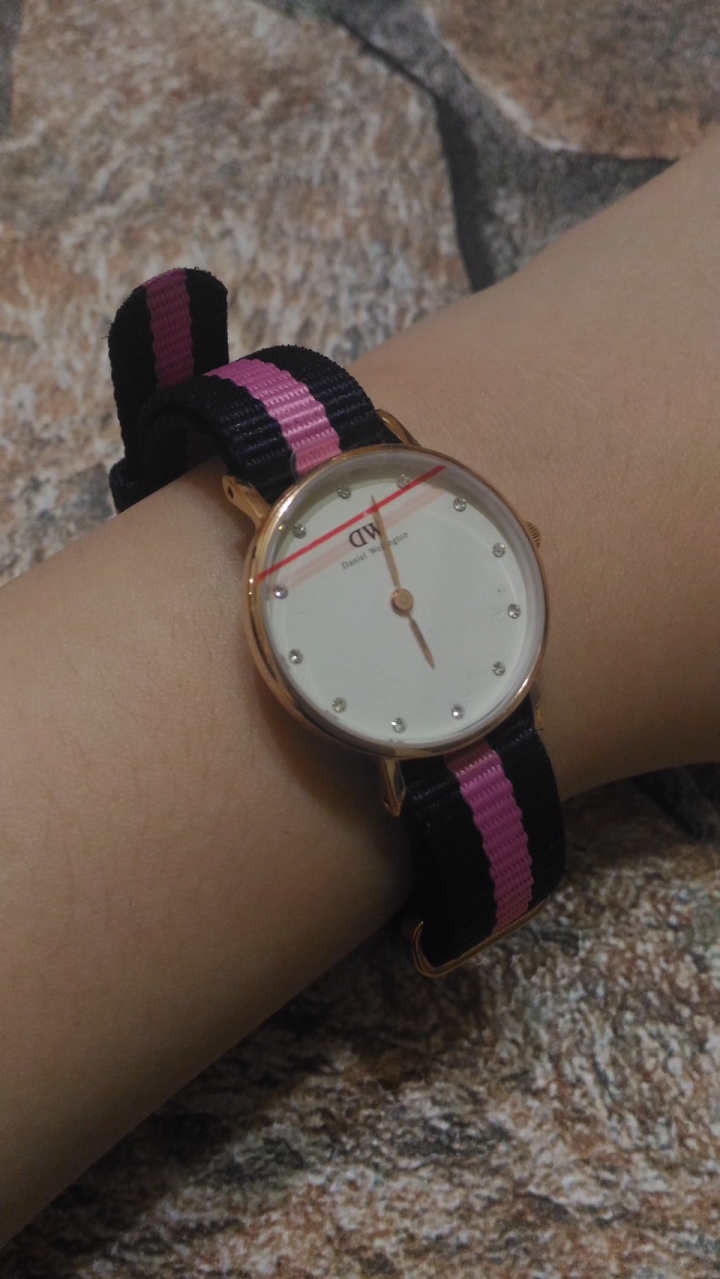 【開箱心得】DW Daniel Wellington Winchester 26mm藍粉紅X玫瑰金殼腕錶+焦糖色皮革錶帶