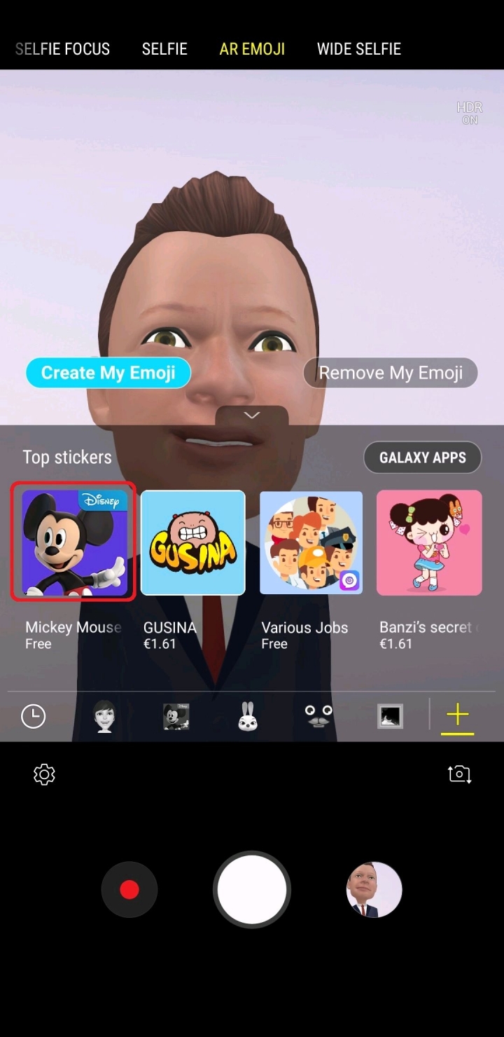如何在Galaxy S9上安裝Mickey Mouse和Minnie Mouse AR Emoji
